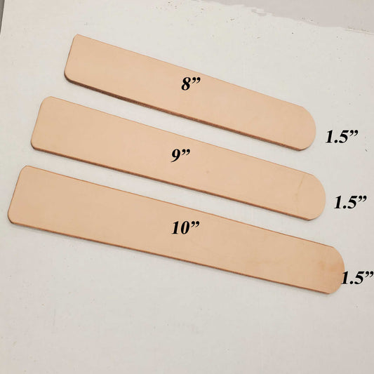 Vegetable tanned leather blank cuffs, premium quality and ready to customize for handmade jewelry and accessories.