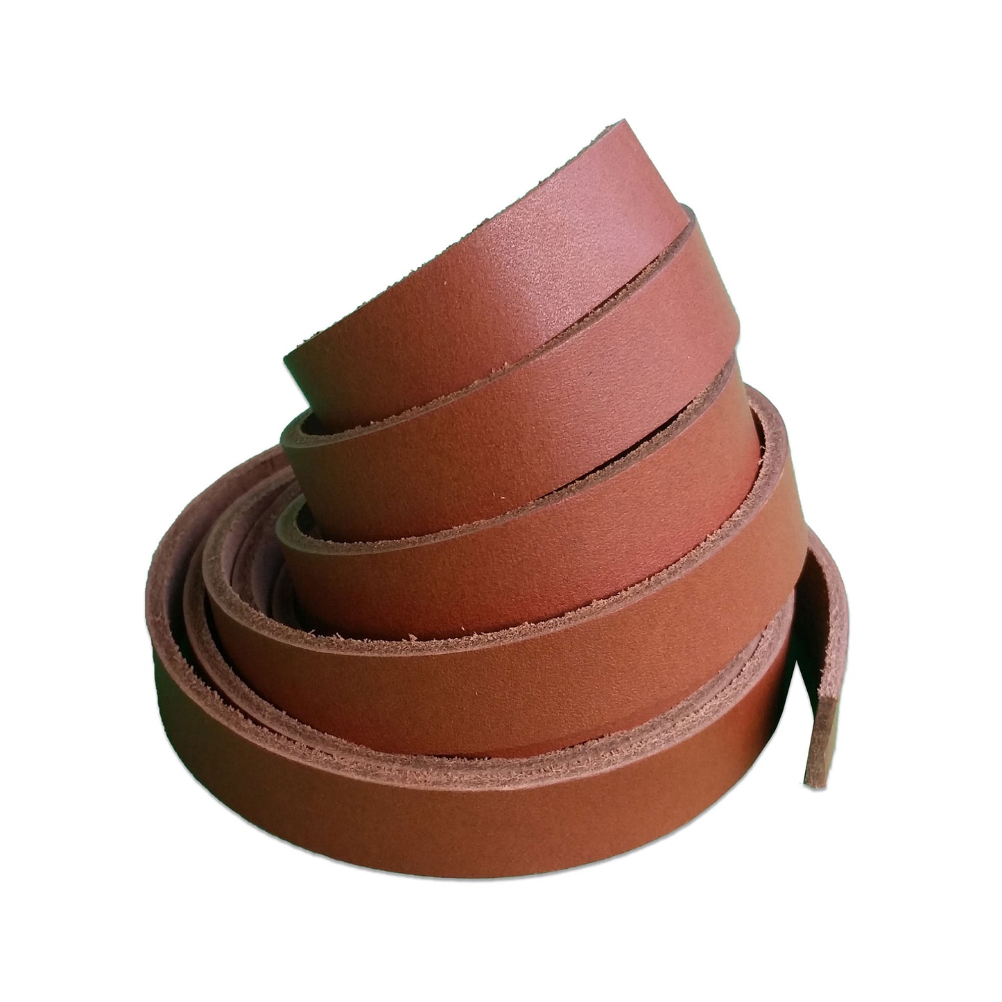 Honey Waxy Latigo Leather Strips 6-7 oz. - up to 96" Long.