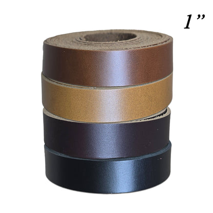 Full Grain Pull-Up Leather Straps – Genuine Cowhide, 5–6 oz for DIY & Leatherworking