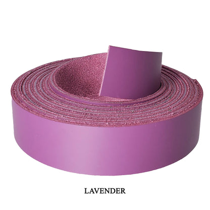 Full Grain Leather Strips Designer Latigo 1" -Premium Quality.