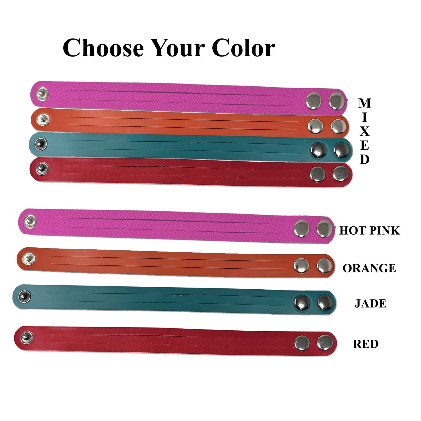 DIY Leather Bracelet Kit – 8 Pack Adjustable Mystery Braid Leather Wristband