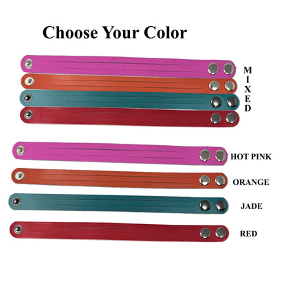 DIY Leather Bracelet Kit – 8 Pack Adjustable Mystery Braid Leather Wristband