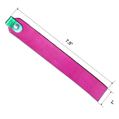 Blank Leather Bookmarks – Natural Vegetable Tanned Leather for DIY Craft, Stamping, Painting, Engraving & Personalization