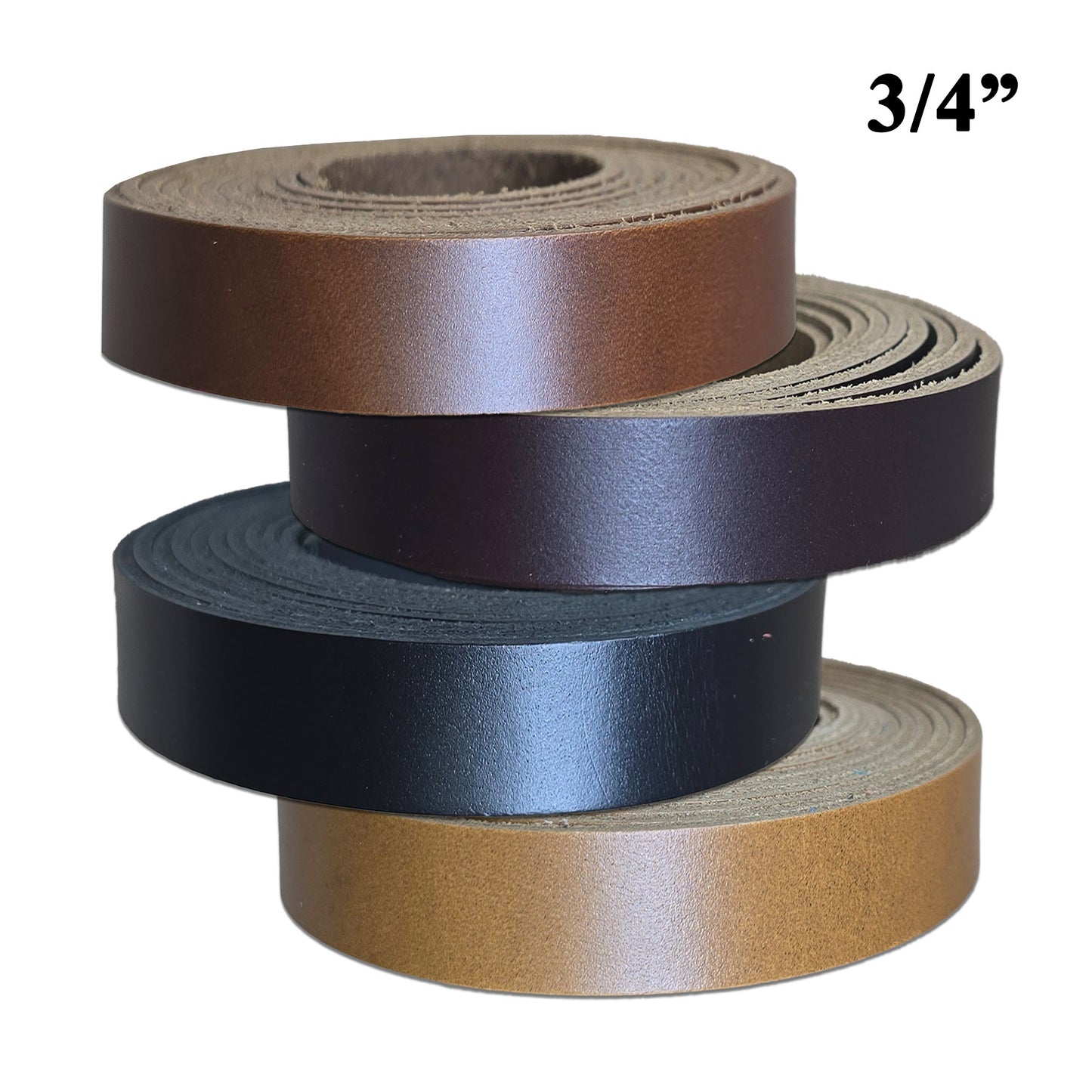 Full Grain Pull-Up Leather Straps – Genuine Cowhide, 5–6 oz for DIY & Leatherworking