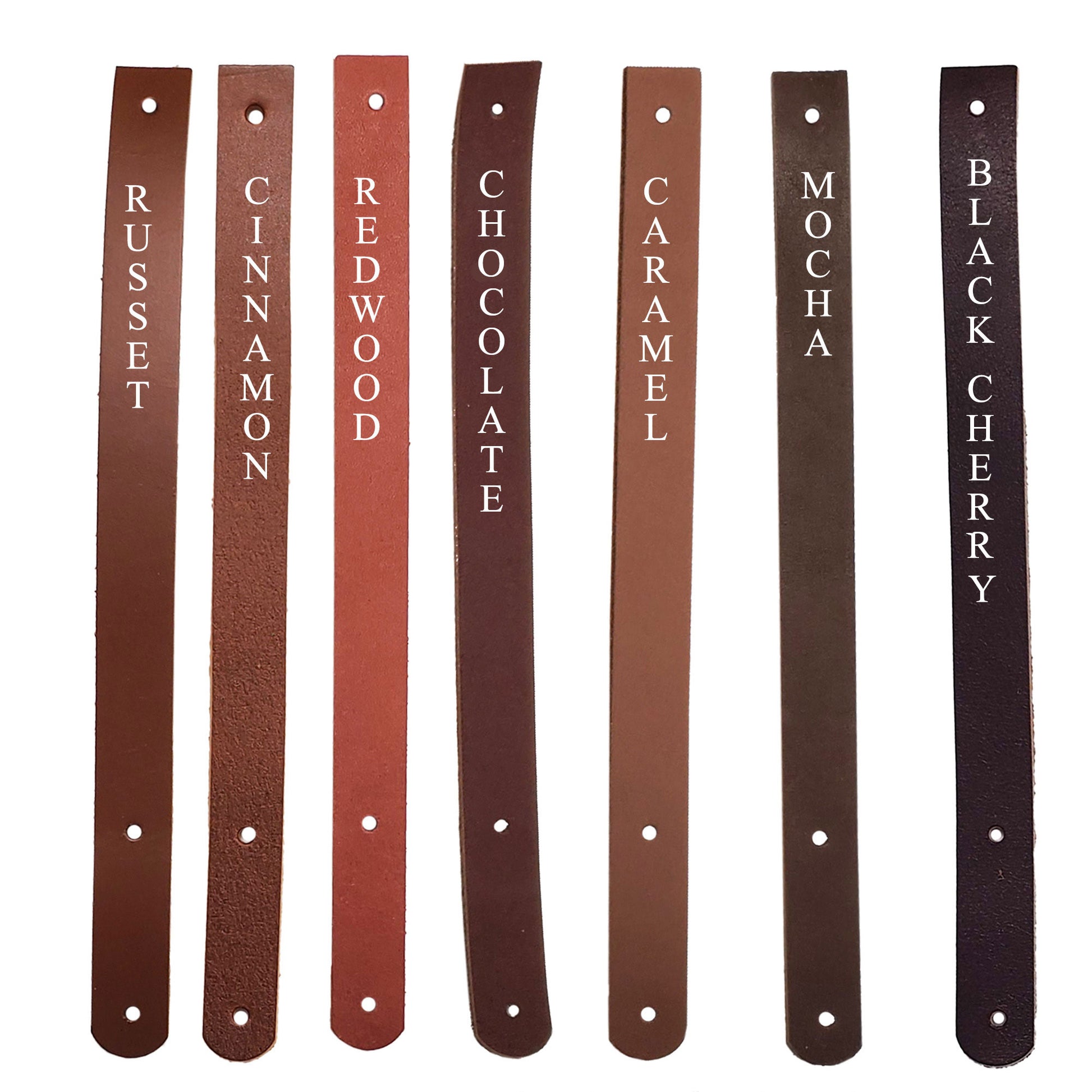 Leather keychains Blank 5/8" selected Colors