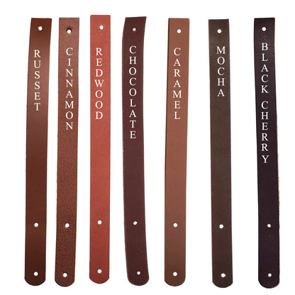 Leather keychains Blank 5/8" selected Colors