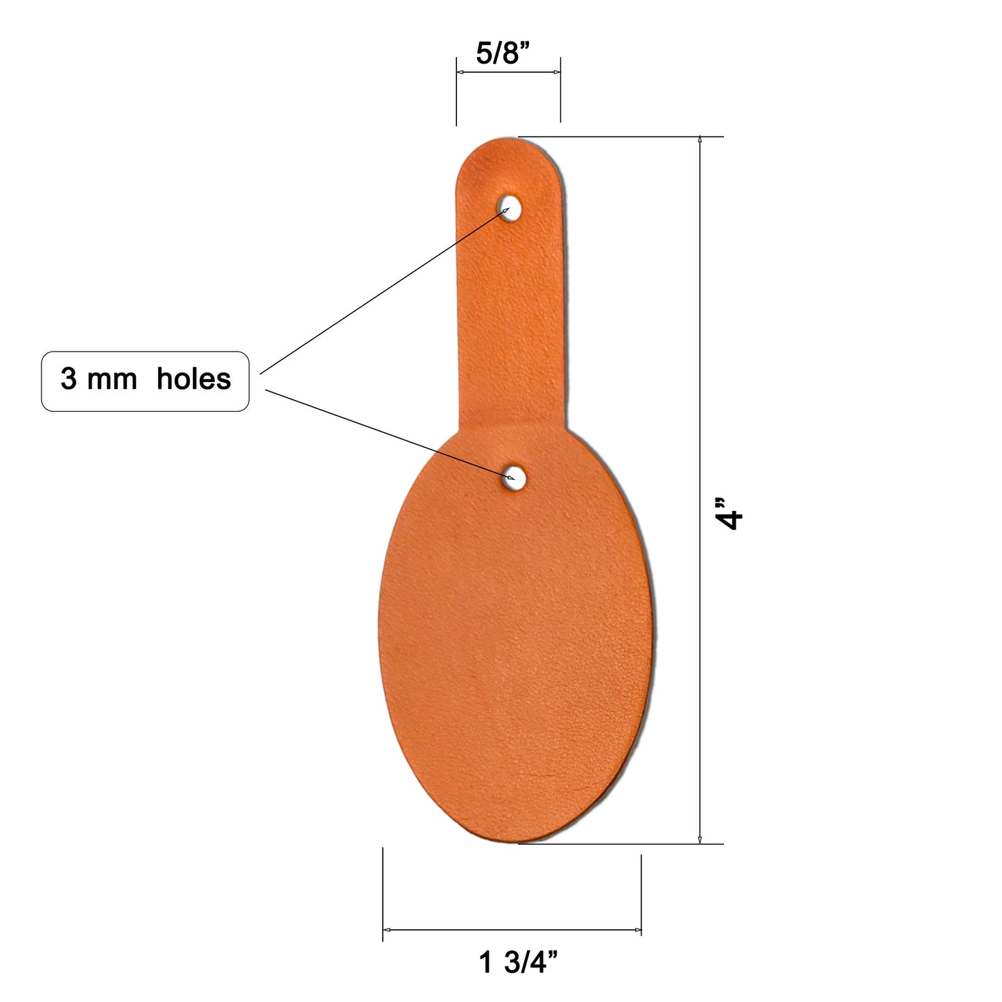 Leather Key Fobs DIY Kit – Hand Dyed Keychains with Hardware Included (14 Colors)